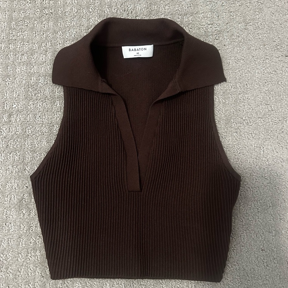 Aritzia Babaton Sweater Knit Tank Top XS